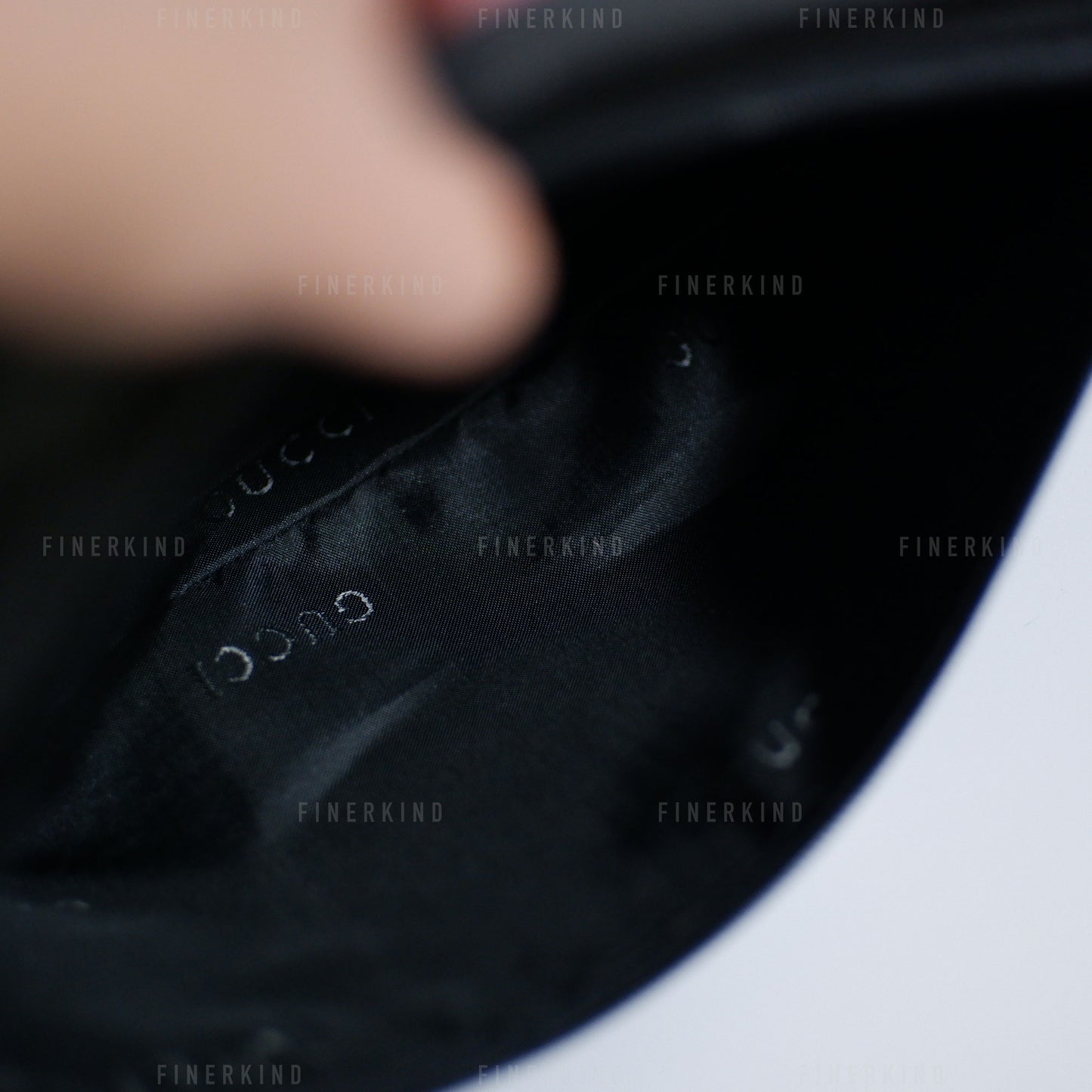 Classic Black Boat Pochette Bag