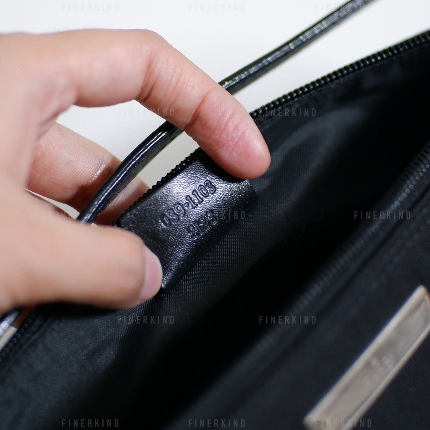 Classic Black Boat Pochette Bag