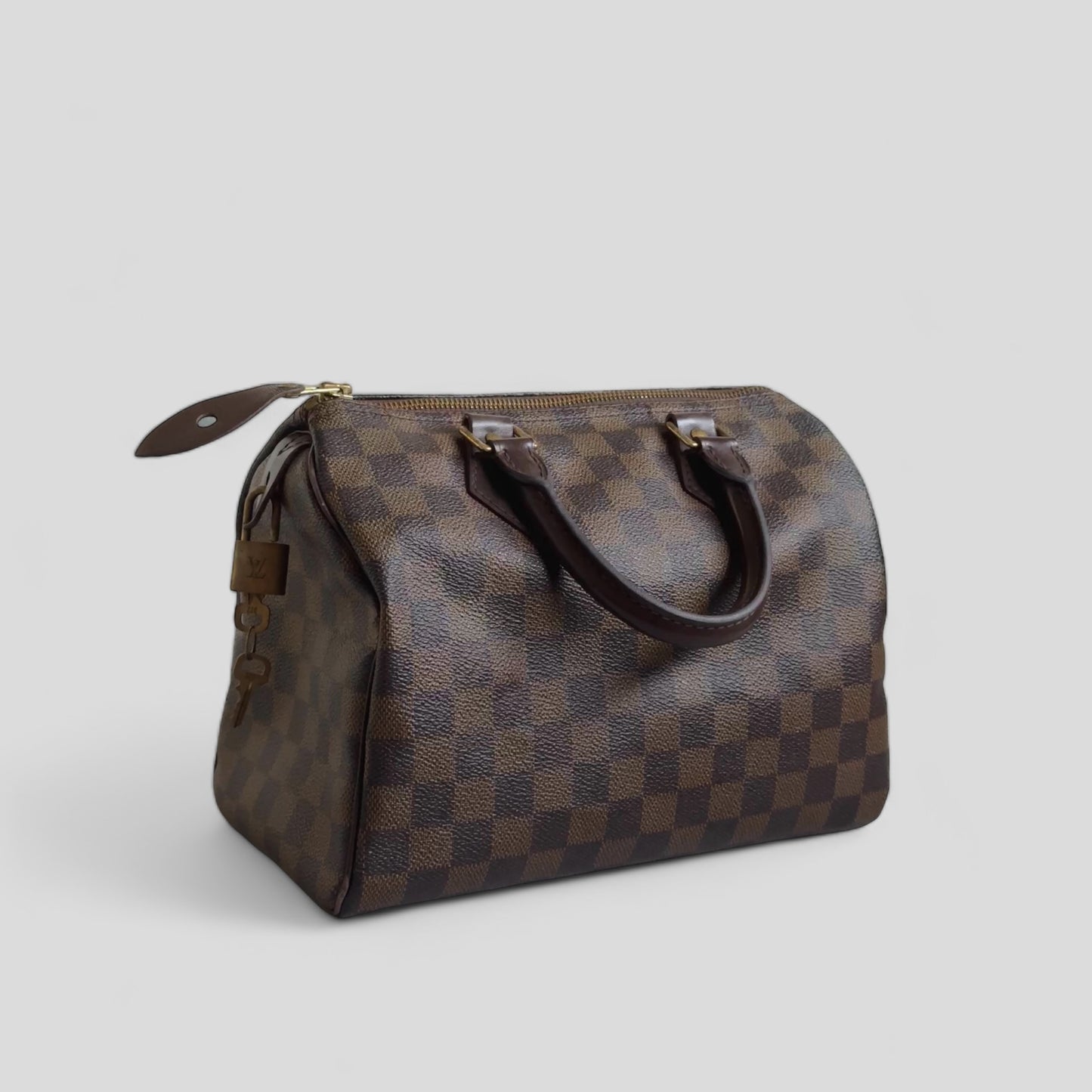 2007 Damier Ebene Canvas Speedy 25 Handbag