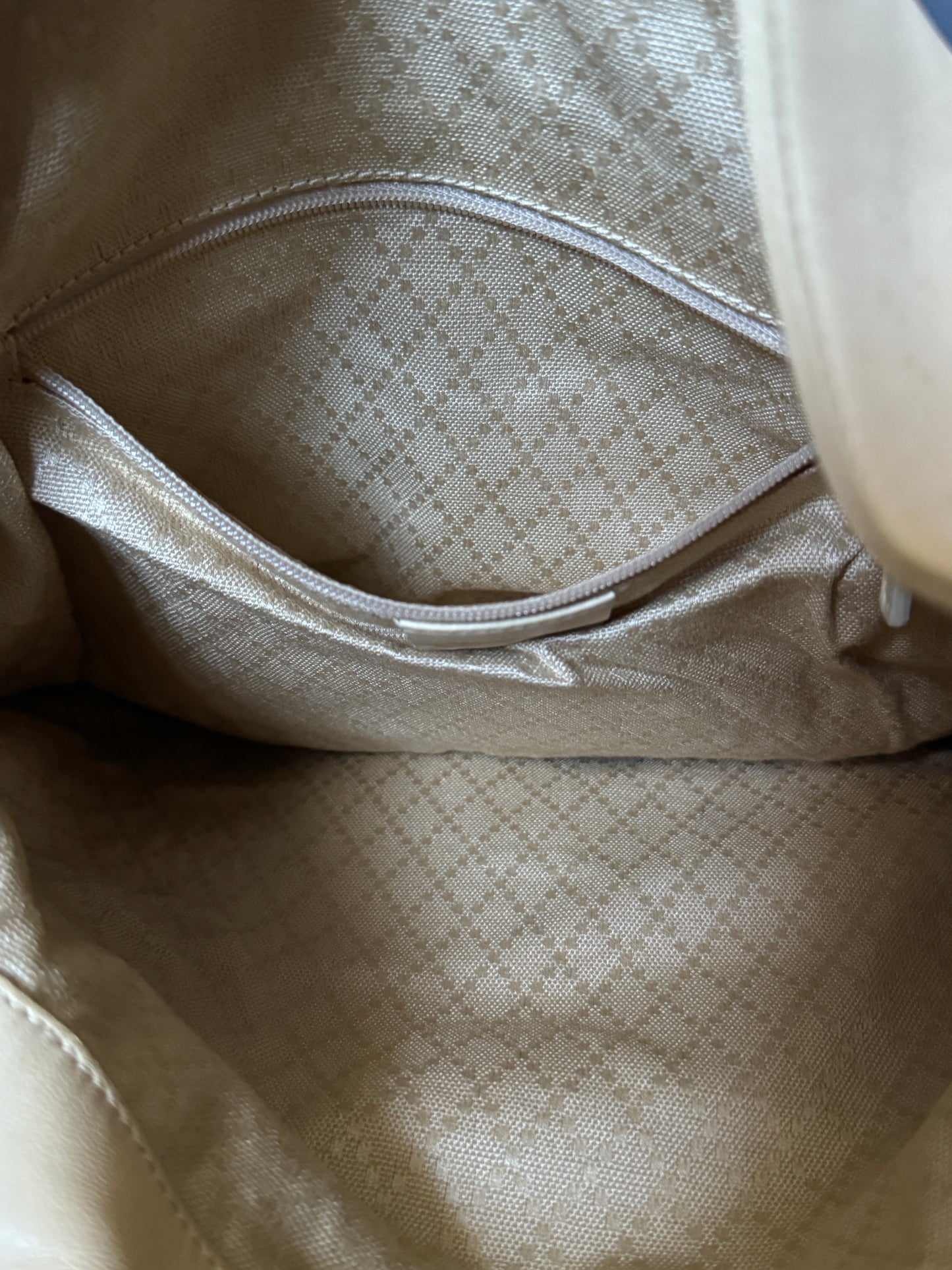 Cream Buttery Soft Leather Bamboo Top Handle Bag