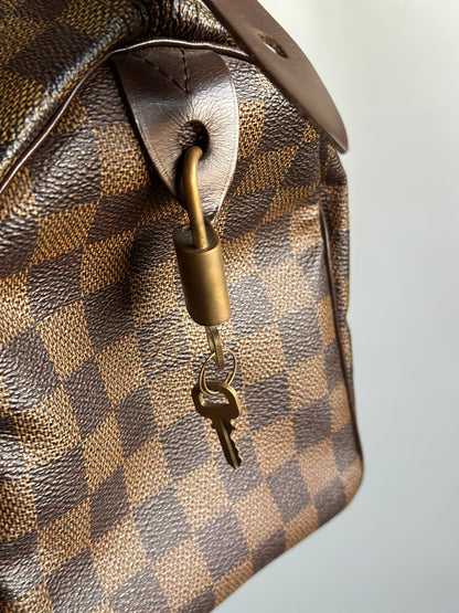 2007 Damier Ebene Canvas Speedy 25 Handbag