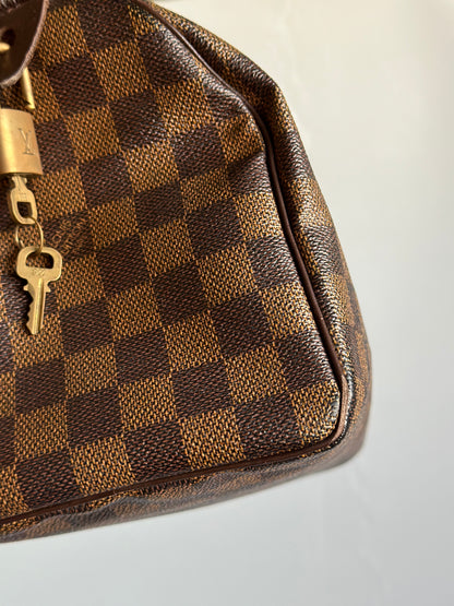 2007 Damier Ebene Canvas Speedy 25 Handbag