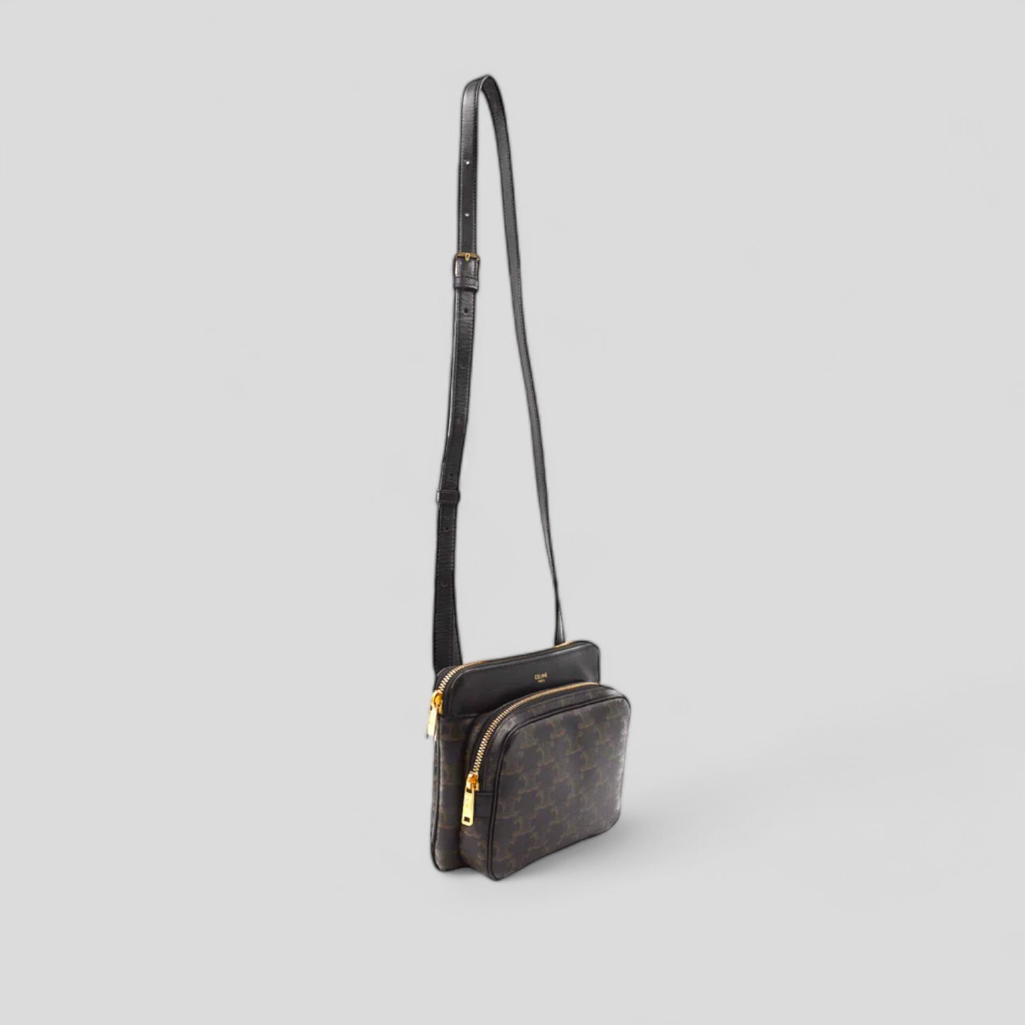 Triomphe Pocket Messenger Crossbody Bag