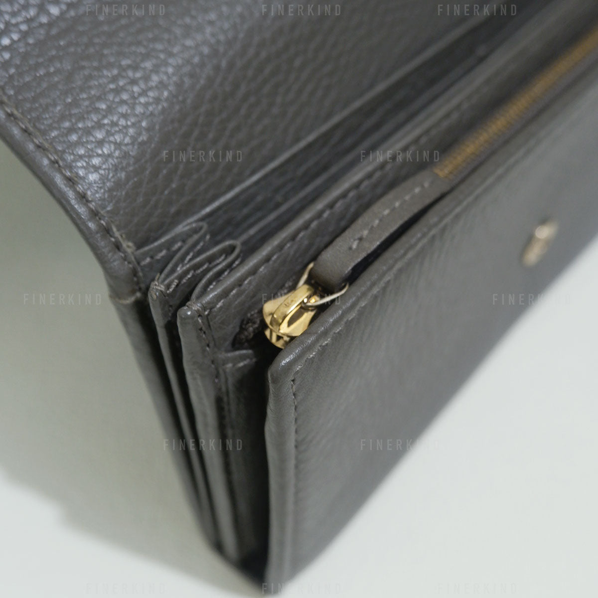 Bifold Leather Long Wallet