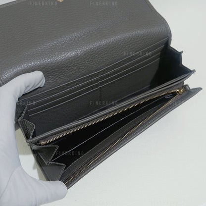 Bifold Leather Long Wallet