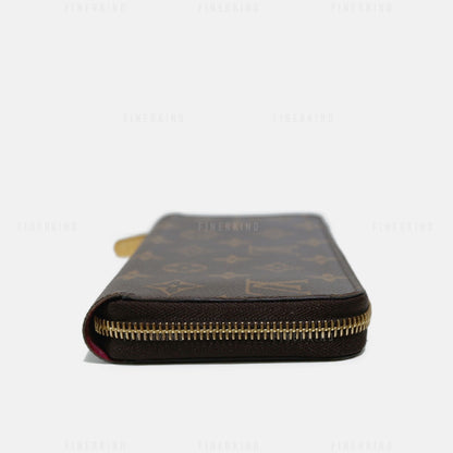 Monogram Long Zippy Wallet in Fuschia