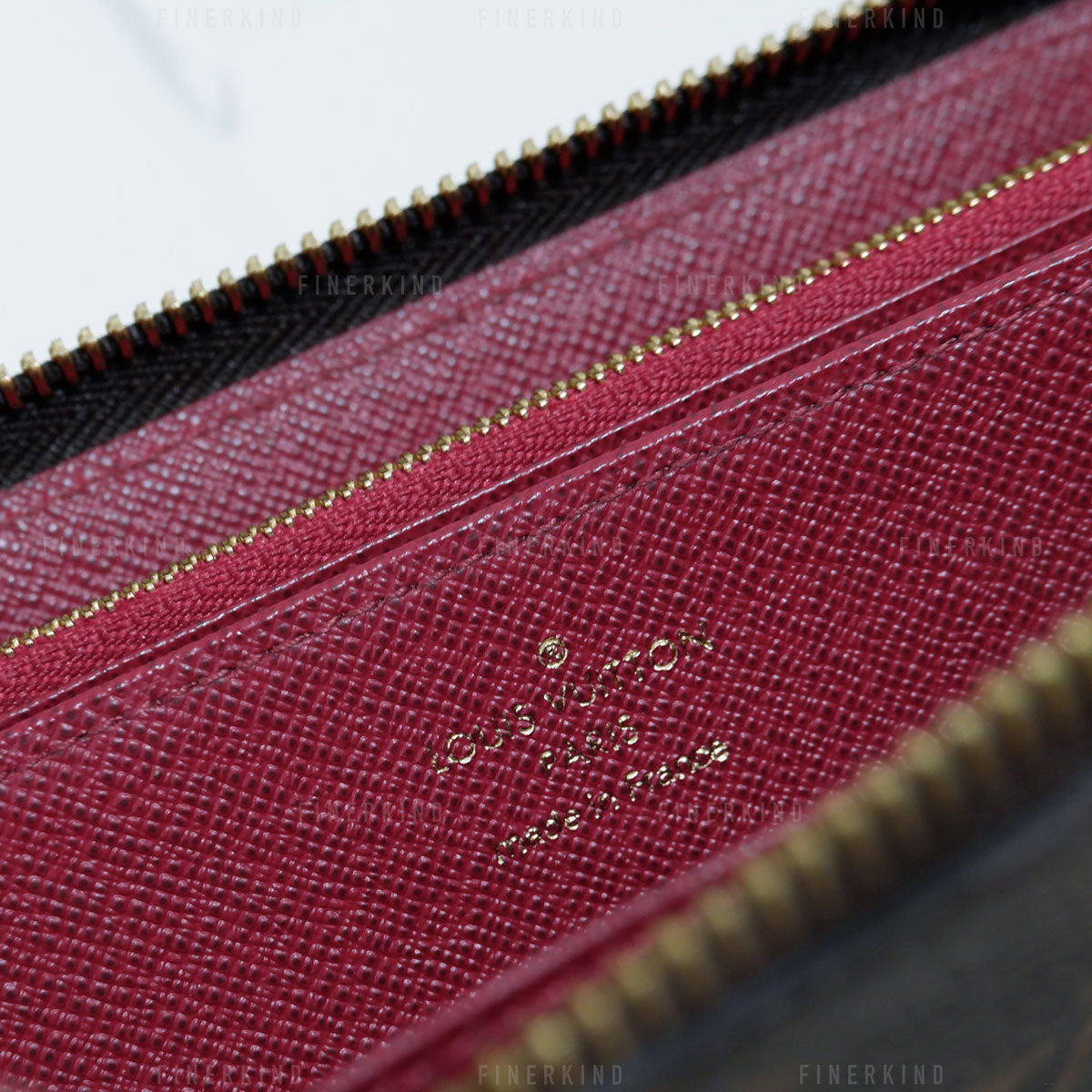 Monogram Long Zippy Wallet in Fuschia