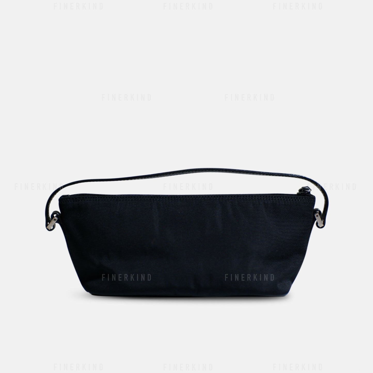 Classic Black Boat Pochette Bag